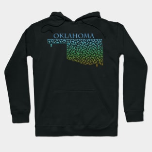 State of Oklahoma Colorful Maze Hoodie